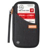 DEFWAY Family Passport Holder Waterproof RFID Blocking Credit Card Organizer