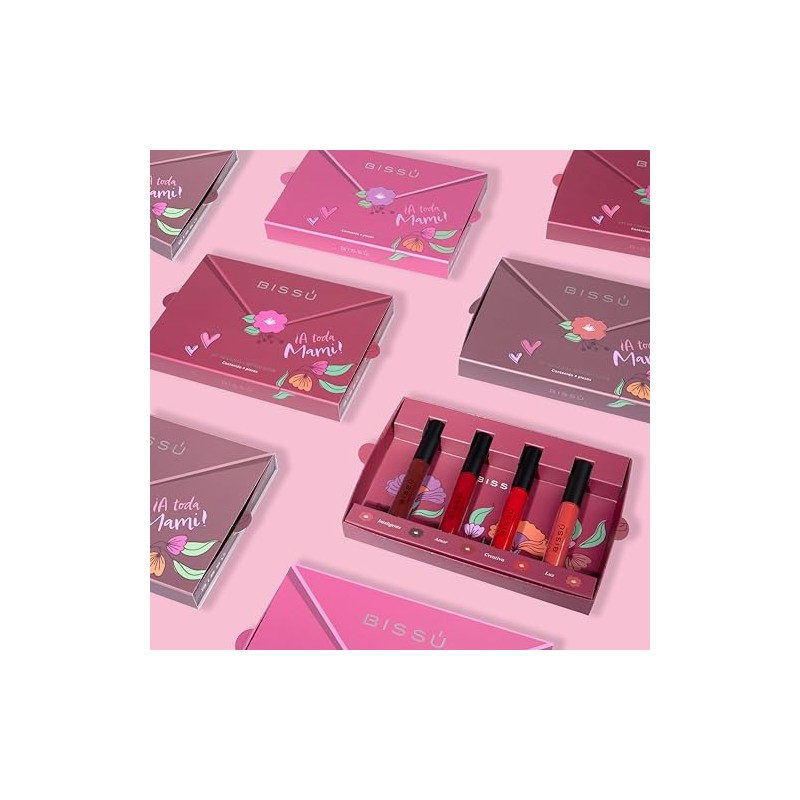Bissú Cosméticos, Kit Labial 03 Eres Amor