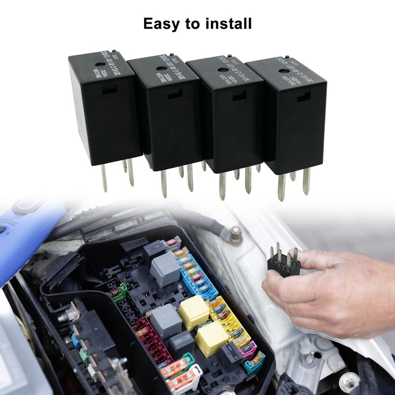 301-1C-C-R1-U01-12VDC Automotive Purpose Relays, 5 Pins 35A Power Relay Fuel