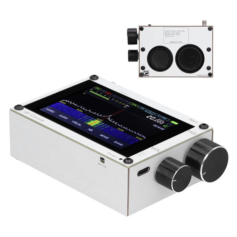 SDR Receiver Touch Screen Wireless Receiver Industrial Accessories 50kHz‑2GHz 3.5in