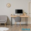 Mag W-776 N-Z Wall Clock, Radio Clock, Analog, Thermometer, Hygrometer,