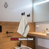 JQK Self Adhesive Towel Hook Bronze, No Drill Stick on