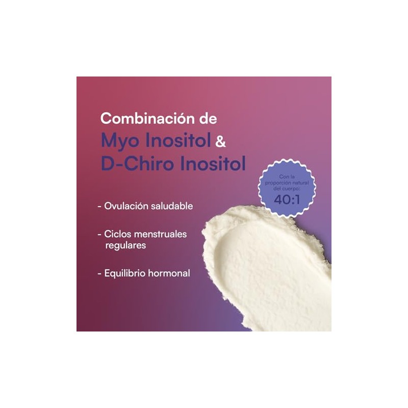Zesty Nutrition Pro Inositol 100 Myo Chiro Suplemento Mujer Pcos