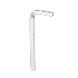 HARFINGTON L-Shaped Square Head Wrench 6mm Chrome-Vanadium Steel 4 Points Bolt Wrench for Basic Home Repair DIY Project and General Applications, Silver