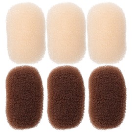 minkissy Pack of 6 Volume Hair Base Inserts Bump It Up Hair Pads Women Hair Clips Hair Base Clips Hair Volume Clips Bun Updo Hair Bun Maker Hair Accessories For
