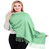 CJ Apparel - Bufanda gruesa de mezcla de algodón con