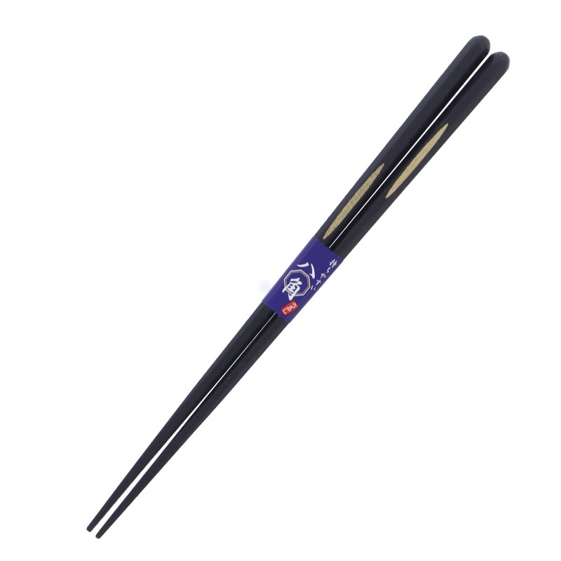 Ishida Chopsticks Octagonal Pure Gold Water Surface Wooden (Natural Wood)