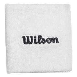 Wilson U Terry Logo Wristbands Bright White Unisex Sweatband White