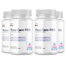 Pelican Vitamins Flow Care PRO- Prostate Support- 4 Bottles- 240 Capsules