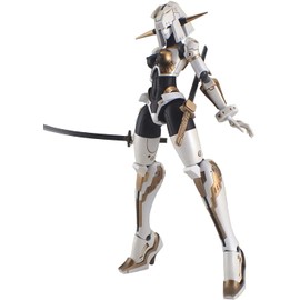 MoMo SRR-001-WBG Orca (White/Black/Gold), 1/144 Scale, Total Height 7.3 inches (18.5 cm), Color Coded Plastic Model