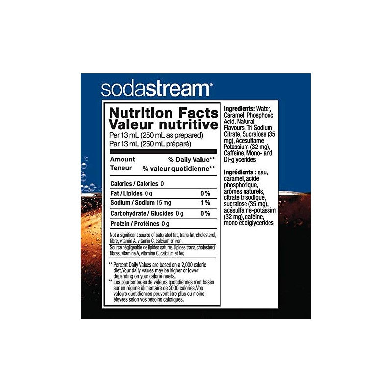 SodaStream Diet Cola Syrup, 14.8 Fluid Ounce