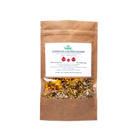 Lymphatic & Blood Detox Tea - Herbal Cleansing Blend with Dandelion, Birch & Cleavers - Supports Blood Purification, Liver & Kidney Health 50g