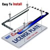 RCKJNJ Thin Blue Line License Plate Frames - Aluminum American