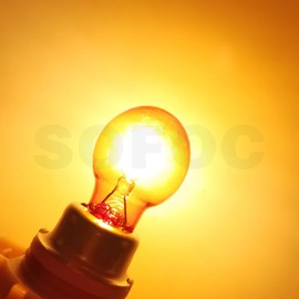 SOFOC PSX24W 2504 Car Fog Lamp Turn Signal Lights Daytime Running Lamps Strong Penetration 12V 24W Amber Yellow 3000K 2Pcs