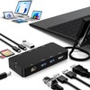 10 in 1 New Surface Dock, Triple Displays VGA +