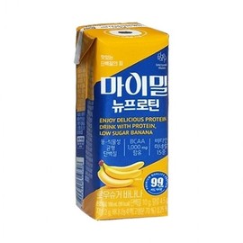 마이밀 마시는 뉴프로틴 로우슈거 바나나 190ml 16팩_23403397 MyMeal Drinkable New Protein Low Sugar Banana 190ml 16 Pack