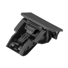 Qiilu Glove Box Lock Lid Handle, Car Glove Box Lock Lock Lid Handle Without Hole, Black