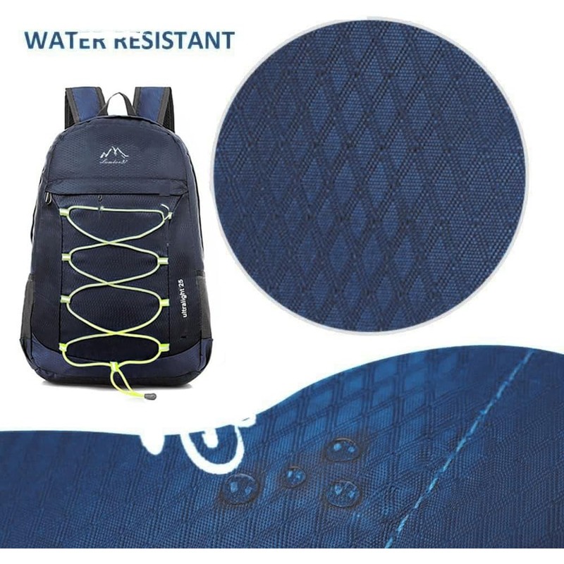 Lumbor37 Mochila de Senderismo Plegable Ligera Mochila de Viaje Plegable