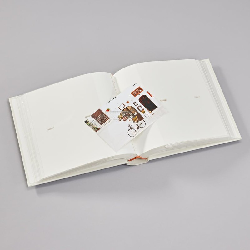 200 Pockets Album orange +++ 50 sheets photo mounting board