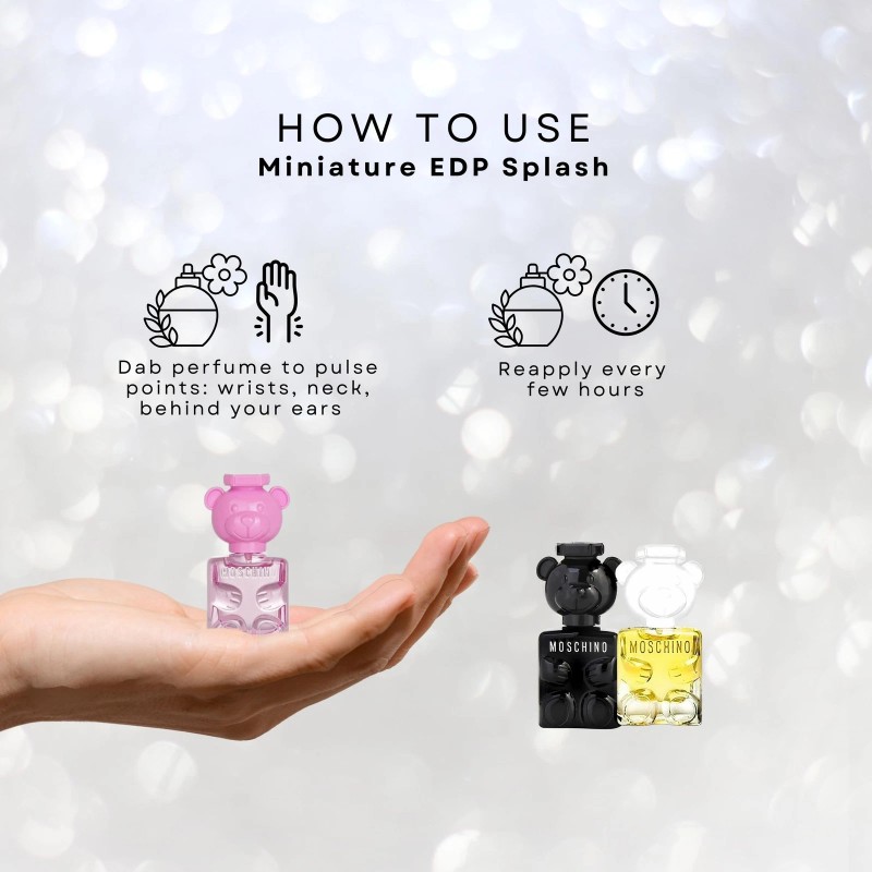 Moschino Toy Miniature Perfume | Gift Set 3 Pc Collection