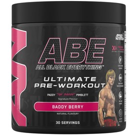 Applied Nutrition Applied Nutrition Bundle ABE Pre Workout 375g + Creatine 250g + 700ml Protein Shaker | All Black Everything Pre Workout Powder, Energy & Performance with Creatine, Beta Alanine (Baddy Berry)