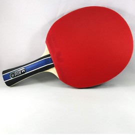 Butterfly RDJ S3 Shakehand Table Tennis Racket - Good Spin. Better Speed. Even Better Control - Recommended for Beginning Level Players - International Table Tennis Federation Approved, Red and Black
