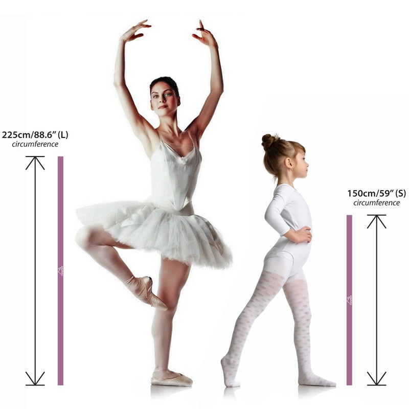 CampTeck Ballet Equipment Kit - Elastic Stretch Band & Dance
