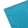 Silicone Soldering Mat with 25cm Scale Prevent Slipping Watch Repair
