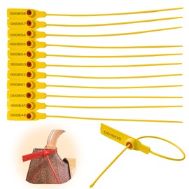 Anti-Swap Tags, Protection Tags, Numbers, Fraud, Tamper Proof Tags, MSW2533 Yellow (12 Pack)
