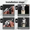 3PCS Dual-Function Pipe Threading Tool, Integrated Internal & External Thread