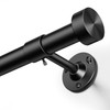 YaFex Heavy Duty Curtain Rods 32-60 Inch, 1 Inch Adjustable