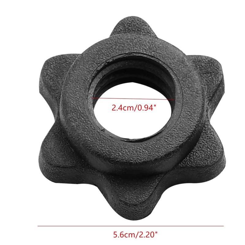 4Pcs/set Spinlock Collars Anti-Slip Spin-Lock Collar Screw Clamp Spinlock Collar