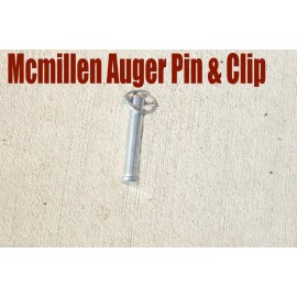 MCMILLEN AUGER CONNECTOR PIN & CLIP FOR SKID STEER AUGERS FITS X SERIES AUGERS