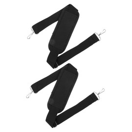 Gatuida 2pcs Shoulder Strap for Replacement Fit for Laptop Bags Briefcases and Luggage Elegant Black Design with Dual Clasps for Easy Attachment