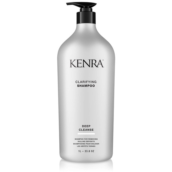 Kenra Clarifying Shampoo | Deep Cleansing | Color-Safe Formula | Removes Dulling Deposits & Product Build Up | Brightens Highlighted, Bleached, or Gray Hair | All Hair Types | 33.8 fl. Oz