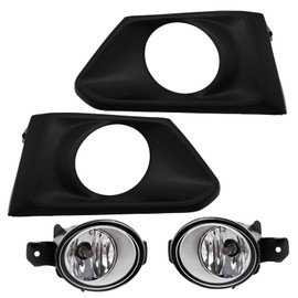 Fog Lights Compatible With 2019 2020 2021 2022 Nissan Altima Front Bumper Lights Assembly Clear Lens with Harness and Switch Left Driver and Right Passenger Side