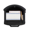 ARCHITECTURAL MAILBOXES Grand Haven Plastic, Mailbox and Post Kit, Black