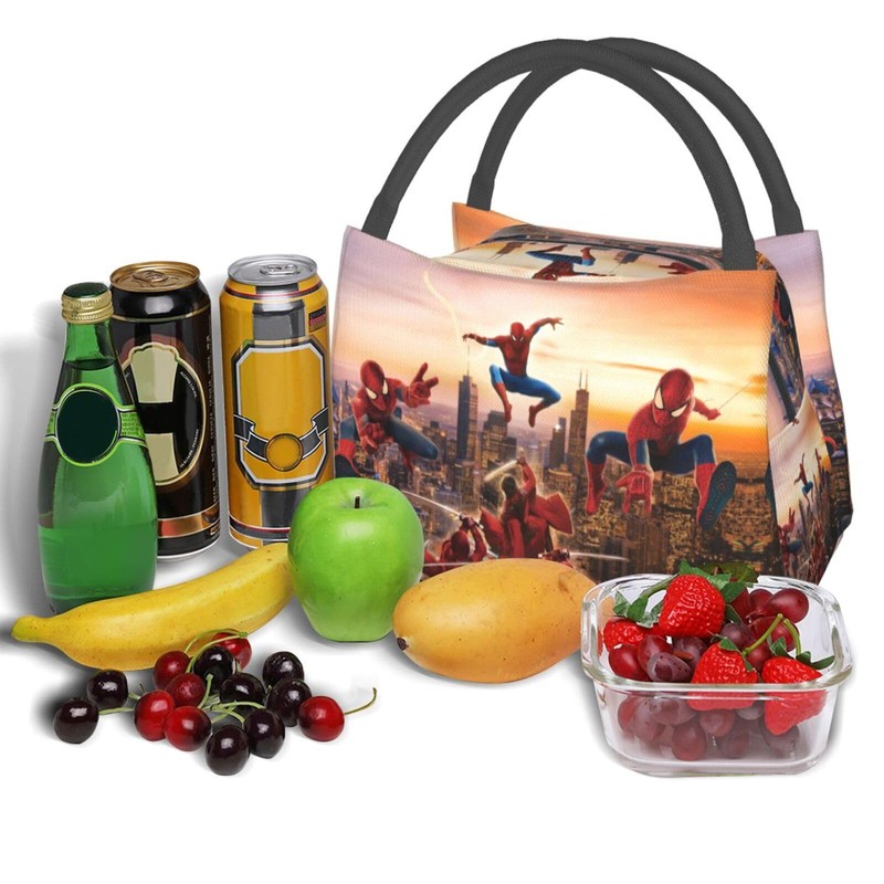 Spider Lunch Bag Leakproof Insulated Cooler Lunch Box for Dailylife