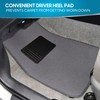 Premium 4PC Set of Carpet Car Floor Mats with Vinyl