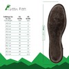 Real, Warm Lambskin Insole, Brown, with Aluminium Base I Size