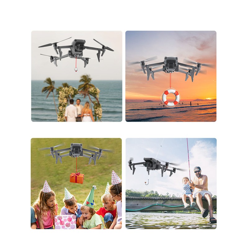 Drone Thrower RC Drone Airdrop System Payload Delivery Remote Dispenser
