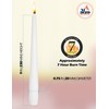 Ner Mitzvah Classic 8 Inch Taper Candles for Shabbat, Dinner