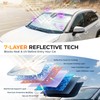 [2026 Upgraded] DooGooCoo Windshield Sun Shade Umbrella for Toyota Rav4