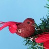 12 PCS Simulation Bird Silver Mini Birds for Home Decoration