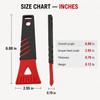 Heavy-Duty PVC Ice Scraper for Frost Removal - Manual Defrost