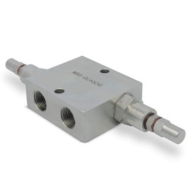 Dual Crossover Hydraulic Relief Cushion Valve, 1/2” NPT Ports, 19 GPM