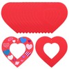 MixTeach 12 Pcs Foam Heart Wreath Ornaments Valentine Hanging Heart