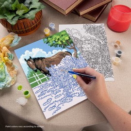 Royal & Langnickel Painting by Numbers A4 Size Mare and Foal Designed Painting Set