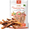 LuvChew Beef Dog Chew Twist Sticks, Puffed Human Grade Beef