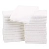 Amaz. 6 Toallas Blancas Felpa Secado Rápido, Gimnasio 30.5x 30.5cm